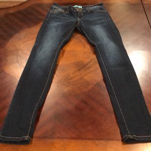 Dark blue skinny jeans